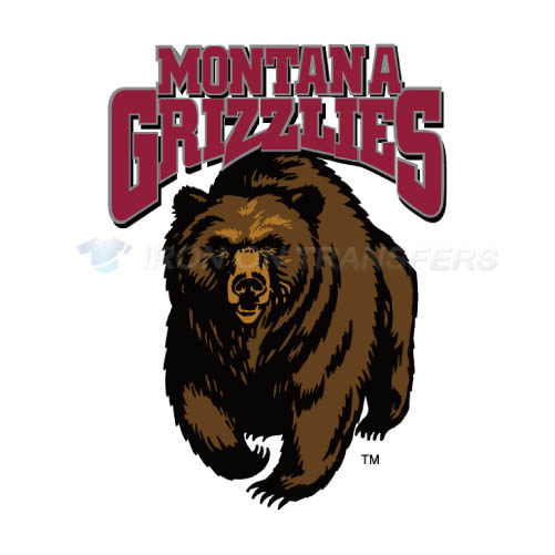 Montana Grizzlies Logo T-shirts Iron On Transfers N5174